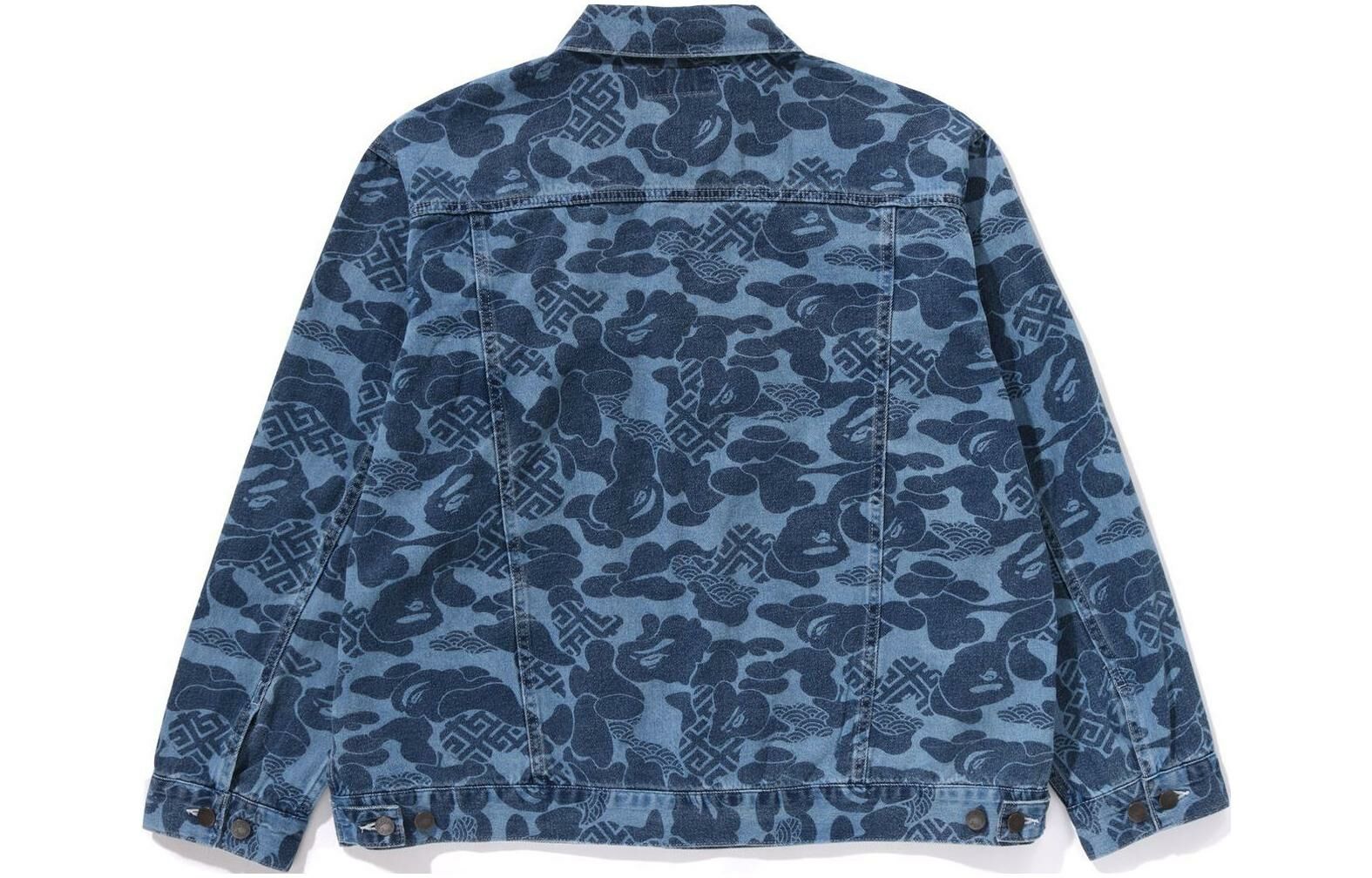 【代購】A BATHING APE SS24 Denim Jacket Unisex Navy