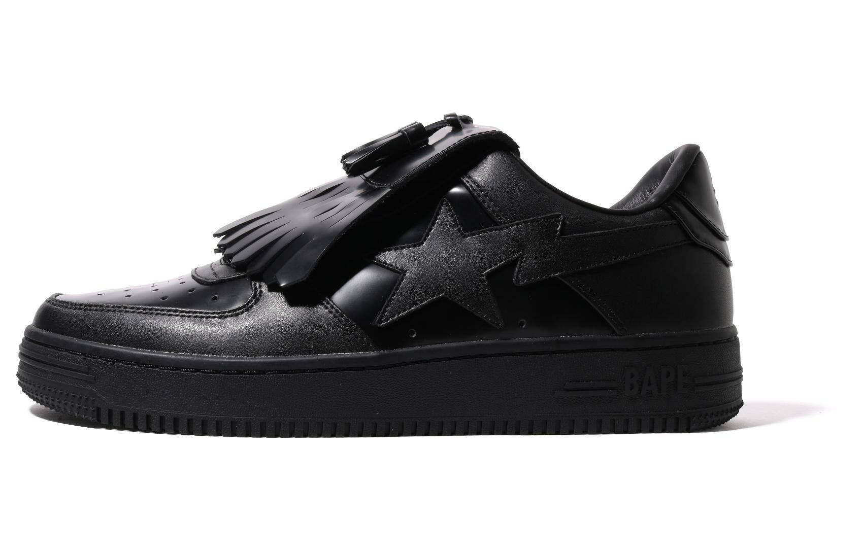 【代購】A BATHING APE® Quilt Tassel Leather Sneakers