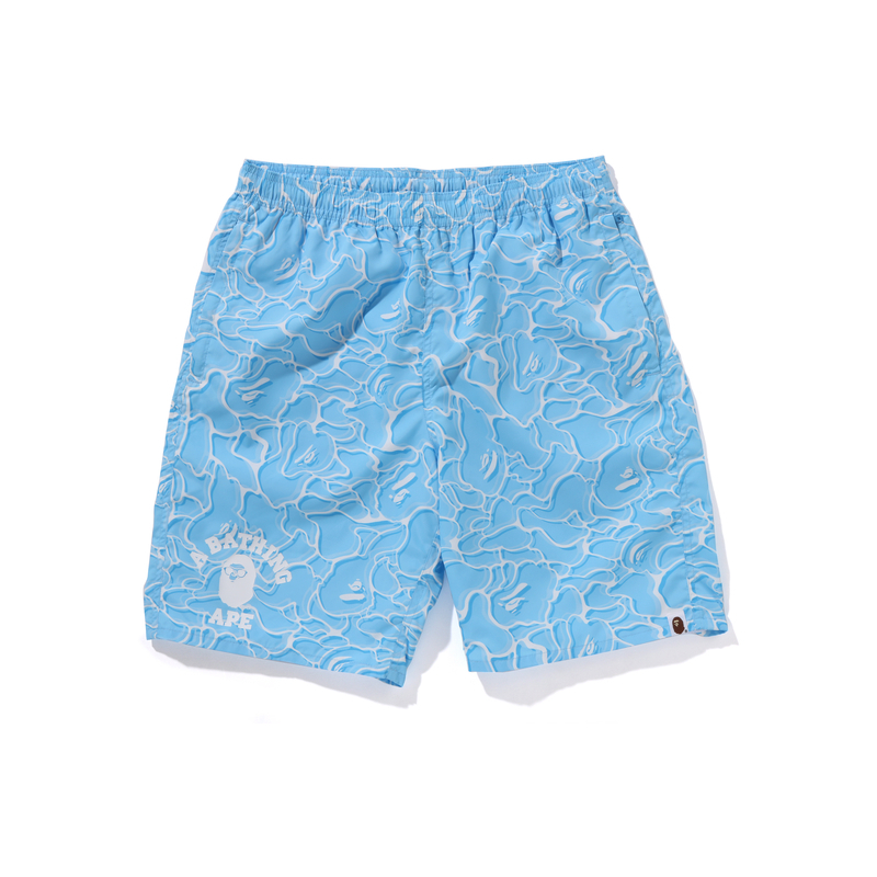 【代購】A BATHING APE Abc Sea Surface Camo Beach Shorts