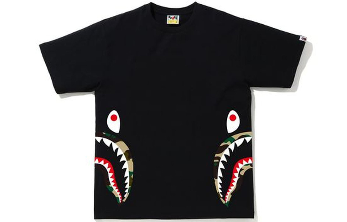 【代購】A BATHING APE 1st Camo Side Shark Tee