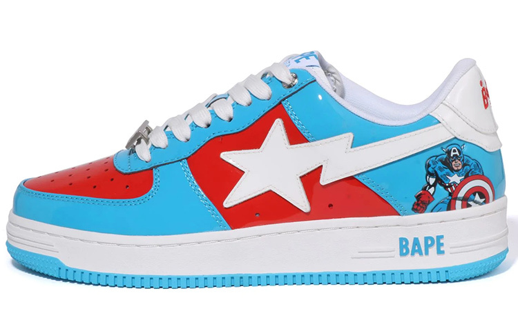 【代購】A BATHING APE X Marvel Bape Sta 'Captain America'