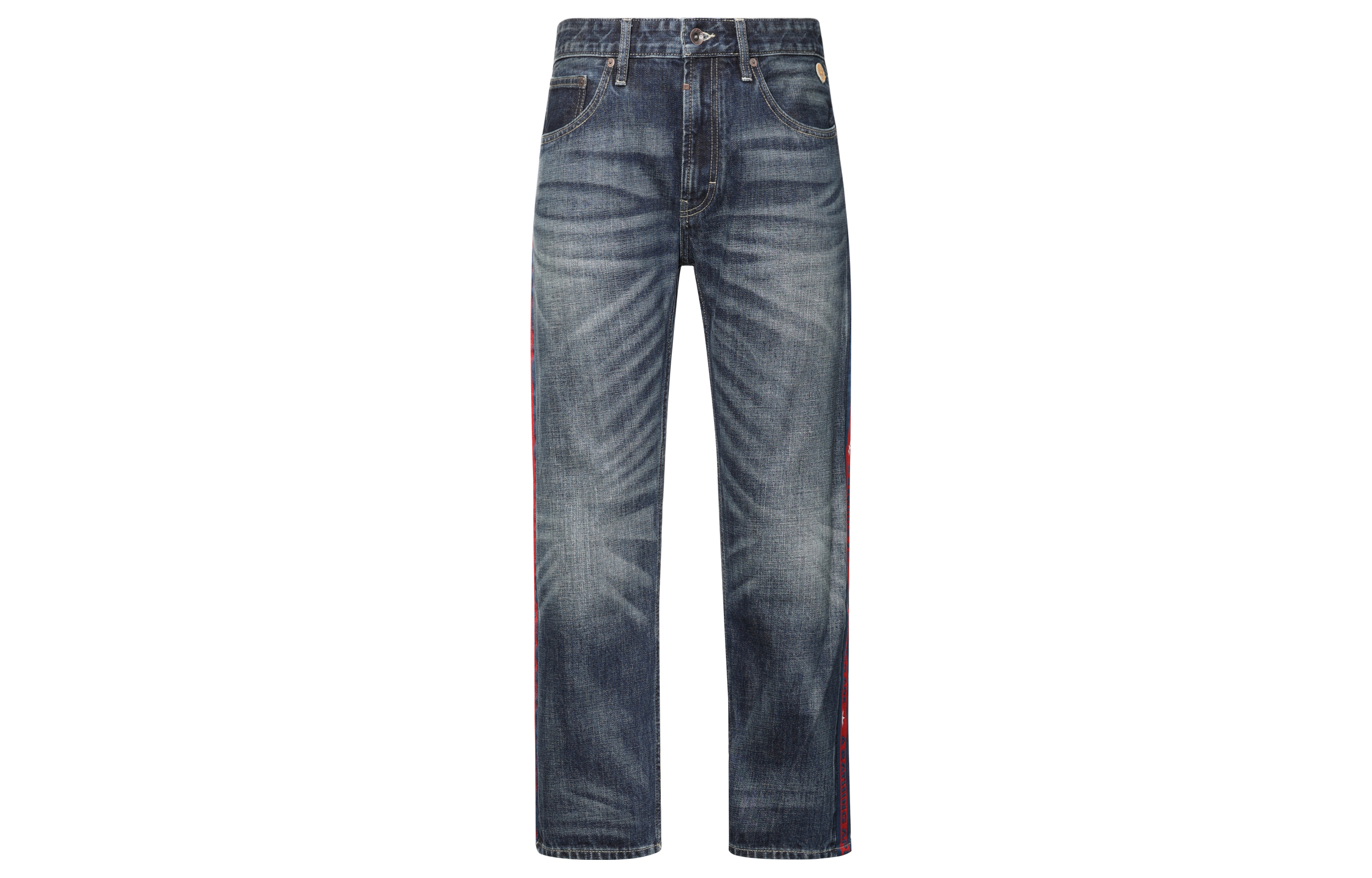 【代購】A BATHING APE Jeans Men's Navy Blue