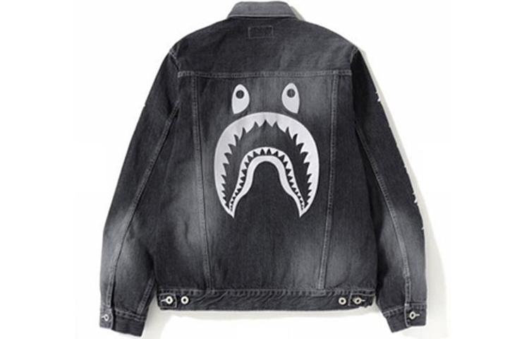【代購】A BATHING APE Shark Denim Jacket