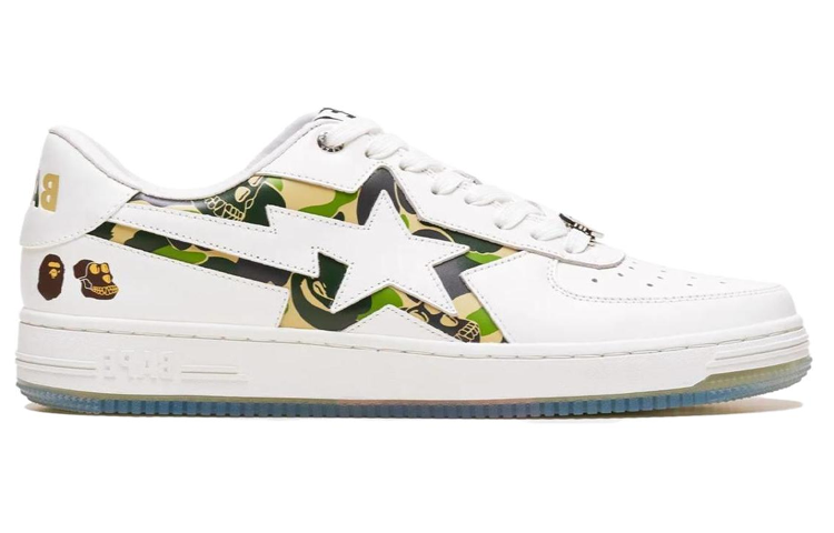 【代購】A BATHING APE Low-Top Skateboard Shoes Women's White