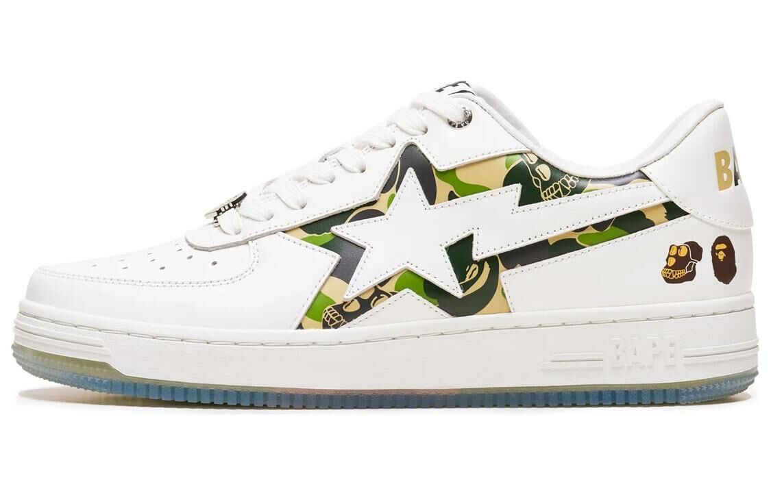 【代購】A BATHING APE Low-Top Skateboard Shoes Women's White