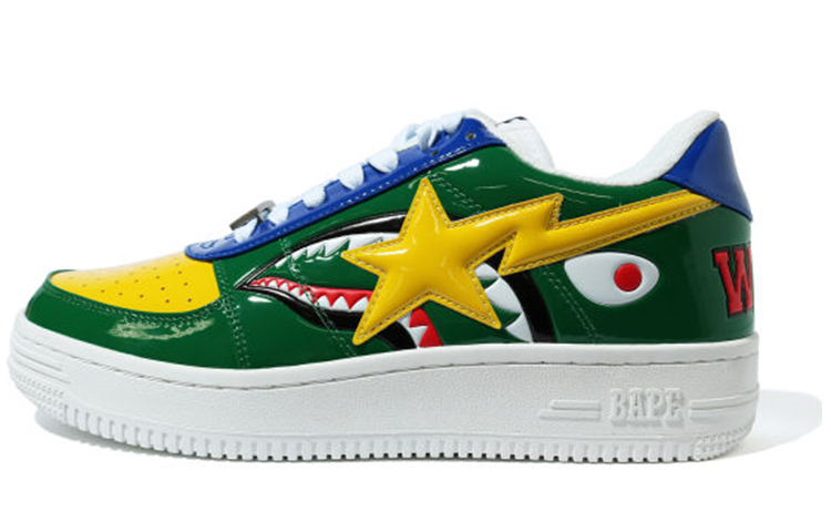 【代購】A BATHING APE Bape Sta Low M2 'Green Shark Face'