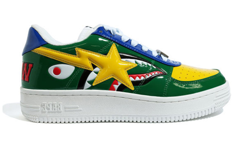 【代購】A BATHING APE Bape Sta Low M2 'Green Shark Face'