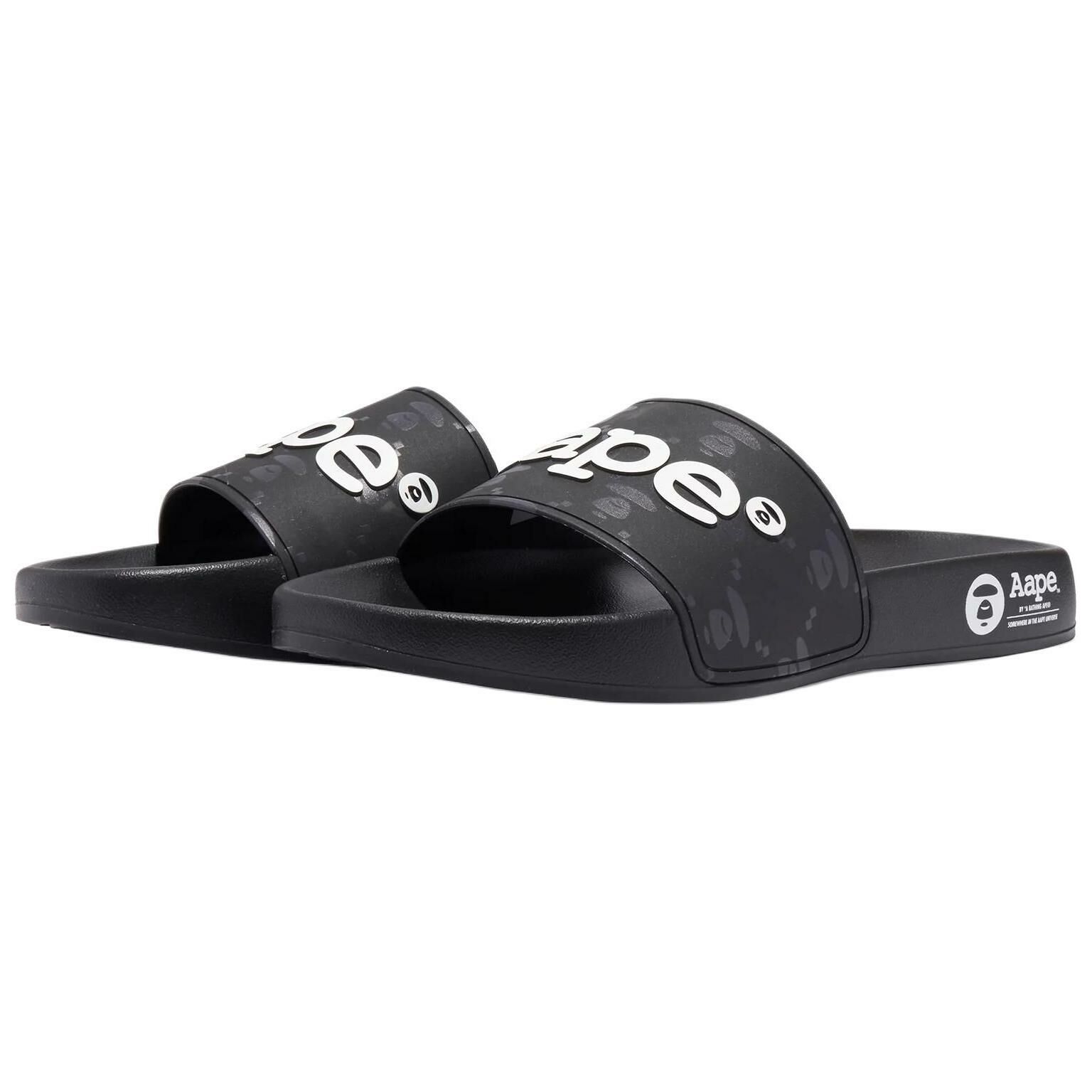 【代購】A BATHING APE Slide Slippers Men's Black