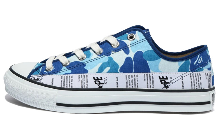 【代購】A BATHING APE Bape Abc Camo Ape Sta Low 'Blue'