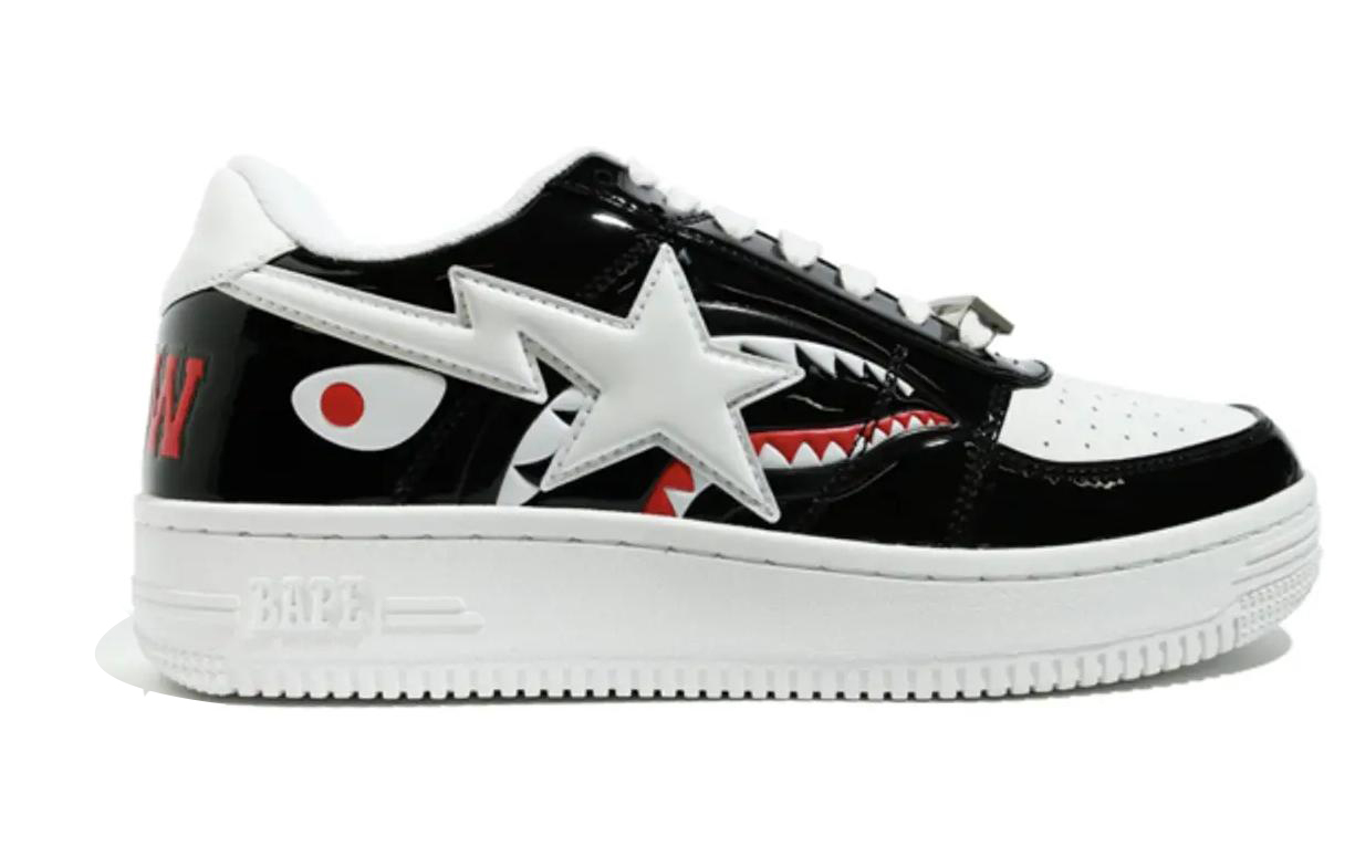 【代購】BAPE A BATHING APE Bape Sta Low Color Block Shark Black