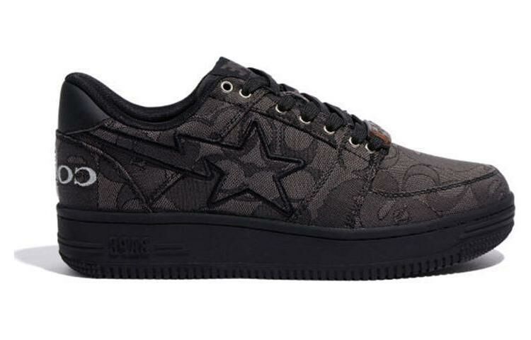 【代購】A BATHING APE X Coach Bape Sta 'Black'