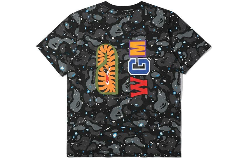 【代購】A BATHING APE Space Camo Shark Tee