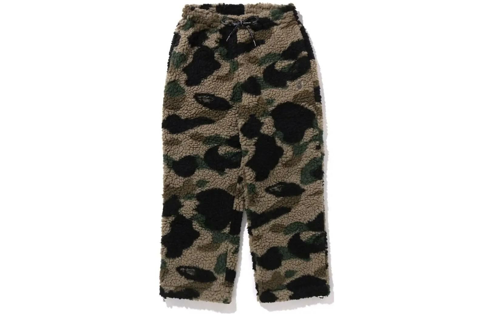 【代購】A BATHING APE 1st Camo Metal Ape Head One Point Fleece Pants