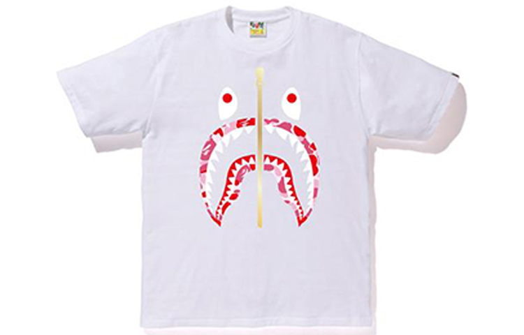 【代購】A BATHING APE Shark Series T Shirt Unisex White
