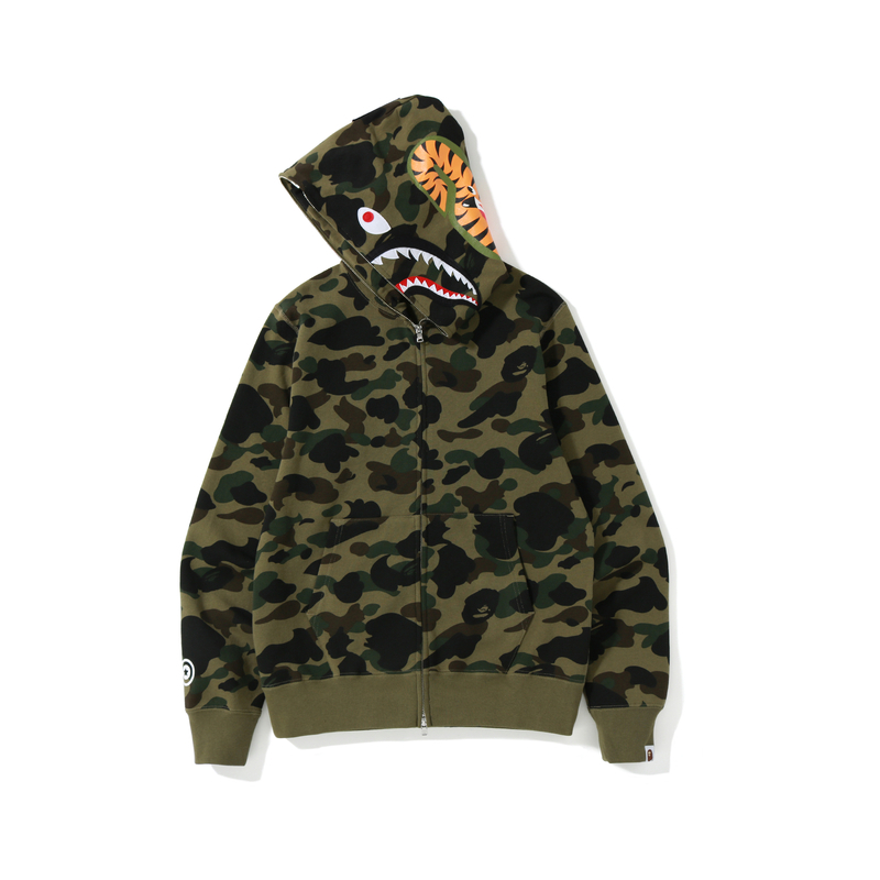 【代購】A BATHING APE 1st Camo Shark Full Zip Hoodie