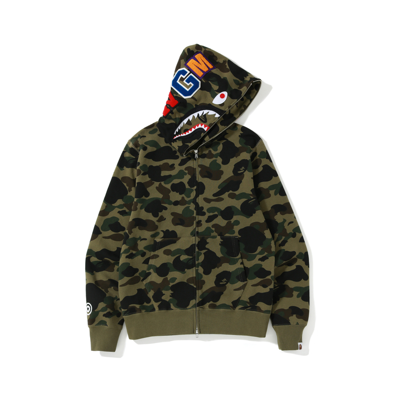【代購】A BATHING APE 1st Camo Shark Full Zip Hoodie