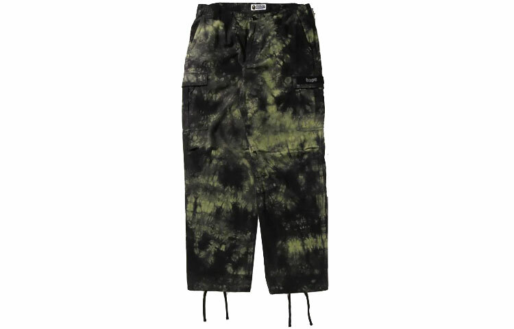 【代購】A BATHING APE Tie Dye Relaxed Fit 6 Pocket Pants