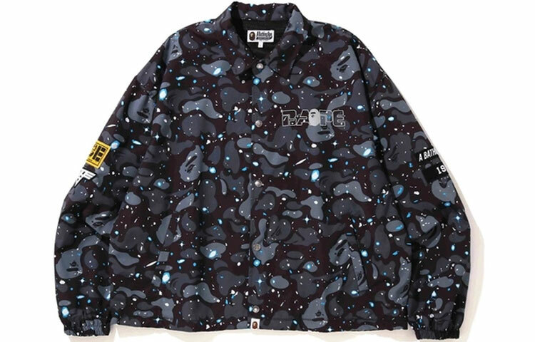 【代購】A BATHING APE Relaxed Space Camo Coach Jacket