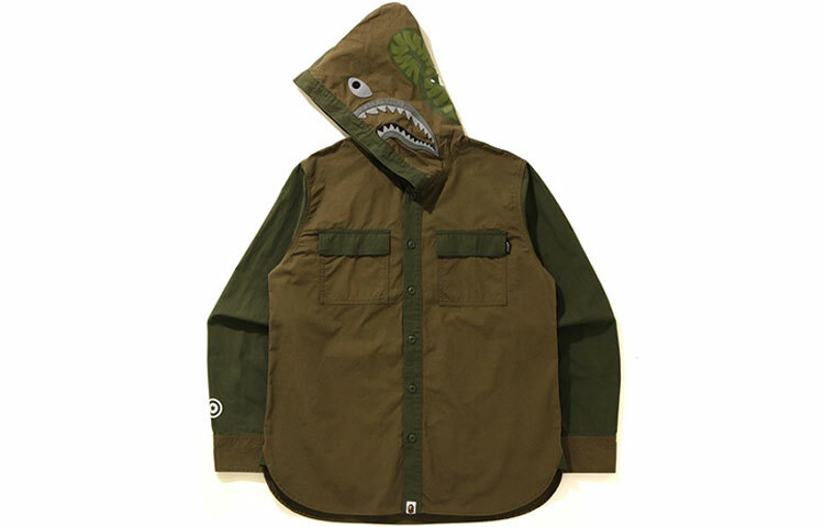 【代購】A BATHING APE Shark Hoodie Shirt