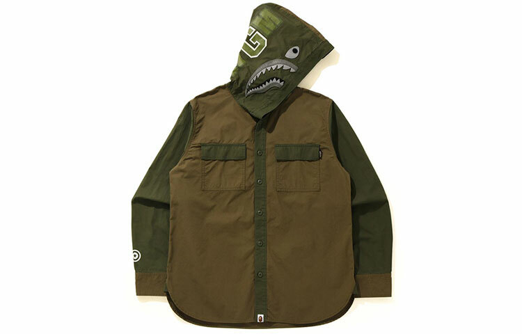 【代購】A BATHING APE Shark Hoodie Shirt