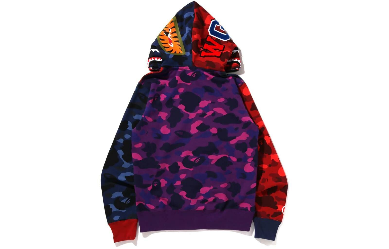 【代購】A BATHING APE Mix Camo Shark Hoodie