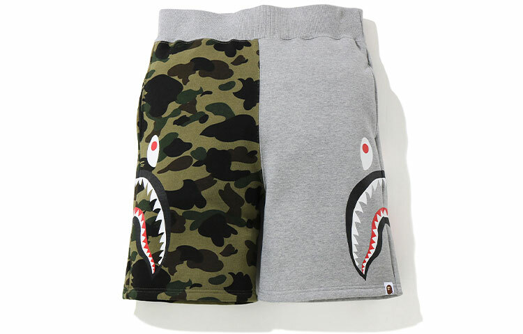 【代購】A BATHING APE 1st Camo Side Shark Sweatshort