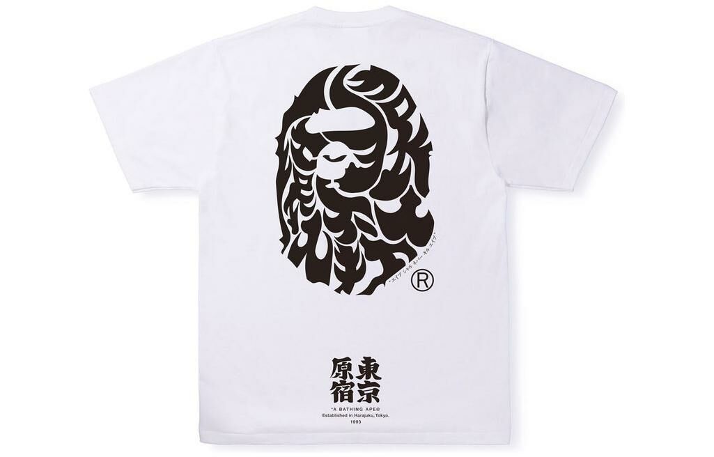 【代購】A BATHING APE Japan Culture Kanji Ape Head Tee