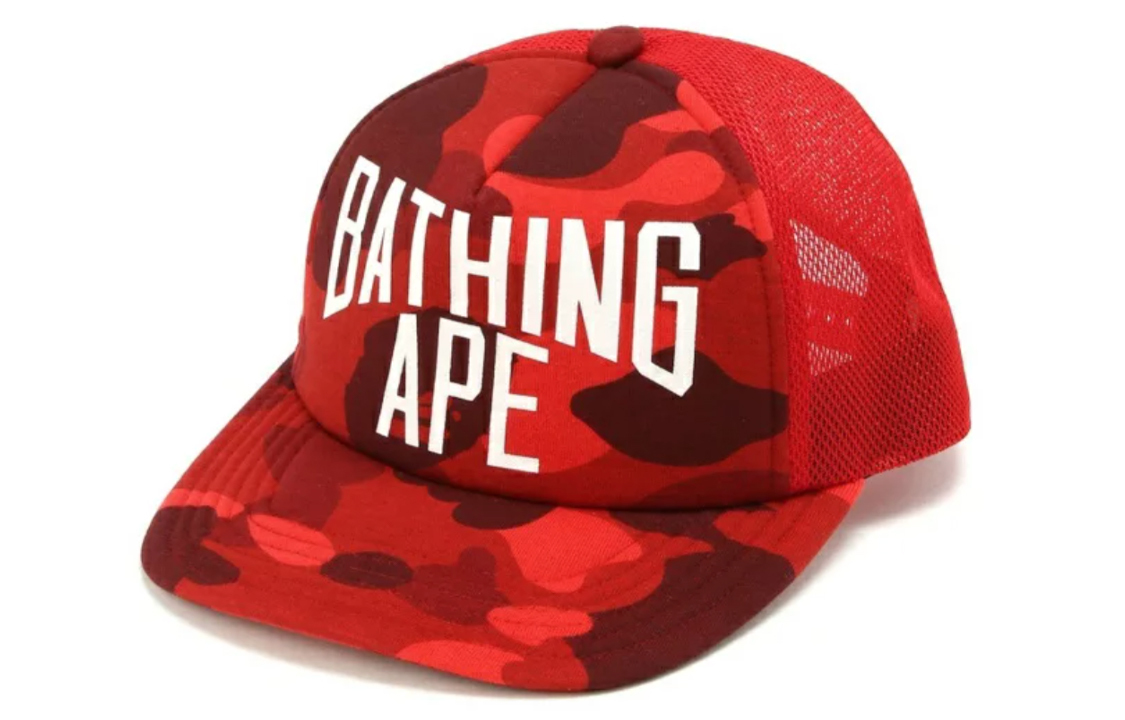 【代購】A BATHING APE Color Camo Nyc Logo Mesh Cap FW22