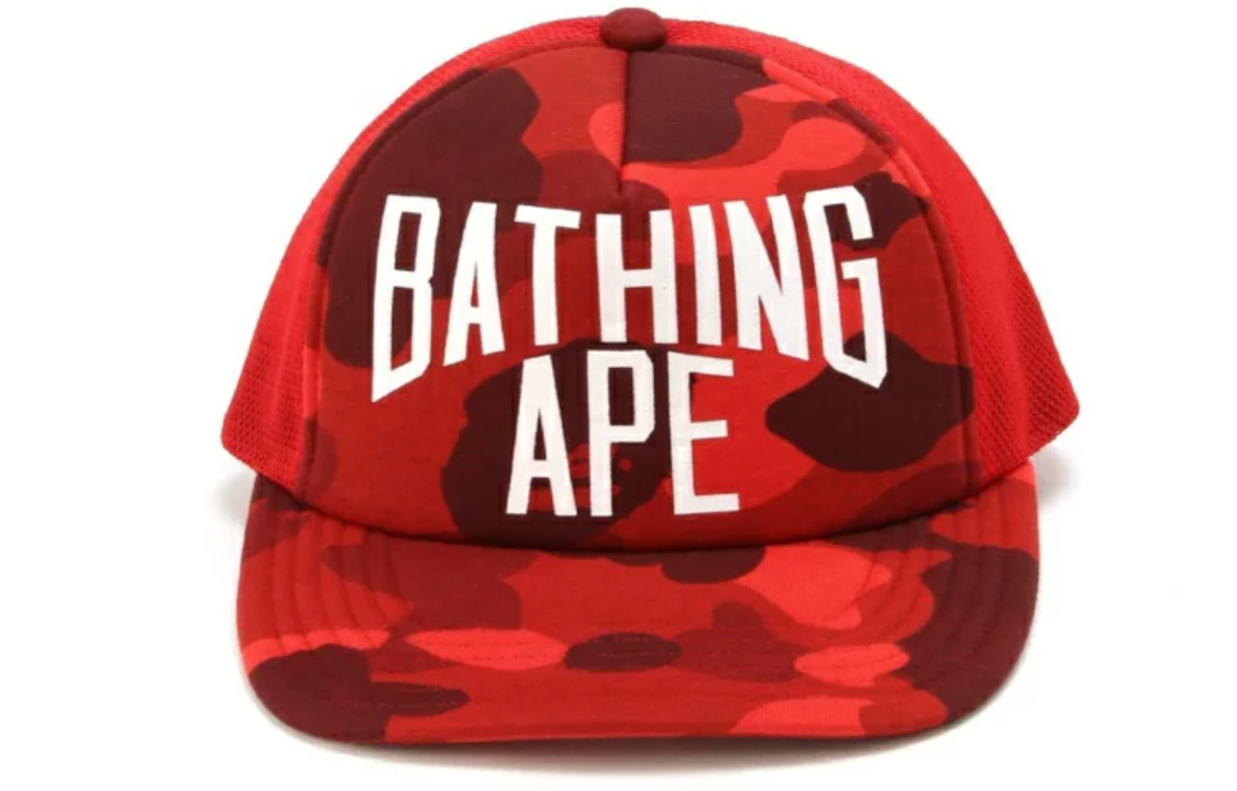 【代購】A BATHING APE Color Camo Nyc Logo Mesh Cap FW22