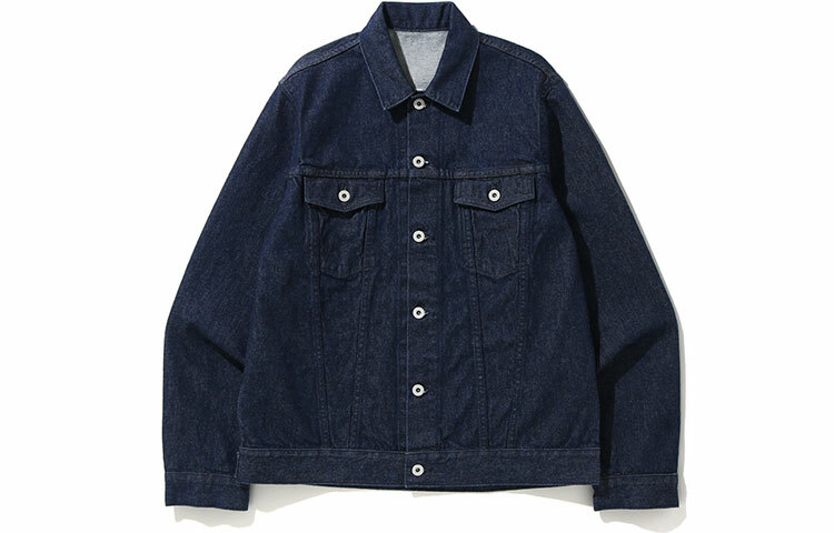 【代購】A BATHING APE Shark Series Denim Jackets Men Dark Blue