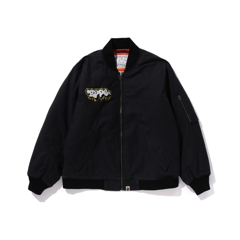 【代購】A BATHING APE Graffiti Bomber Jacket