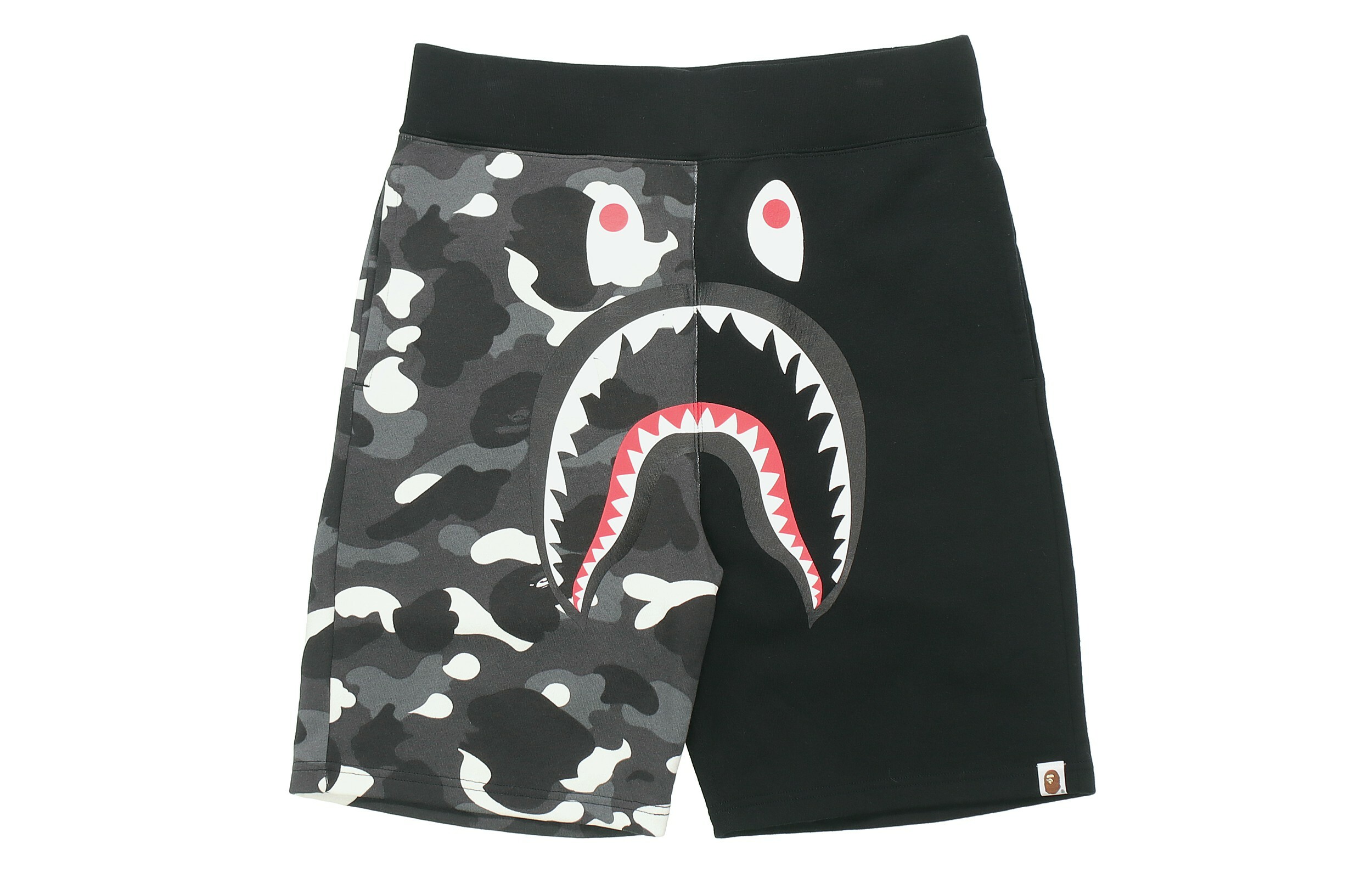 【代購】A BATHING APE Shark Series Casual Shorts Unisex Black
