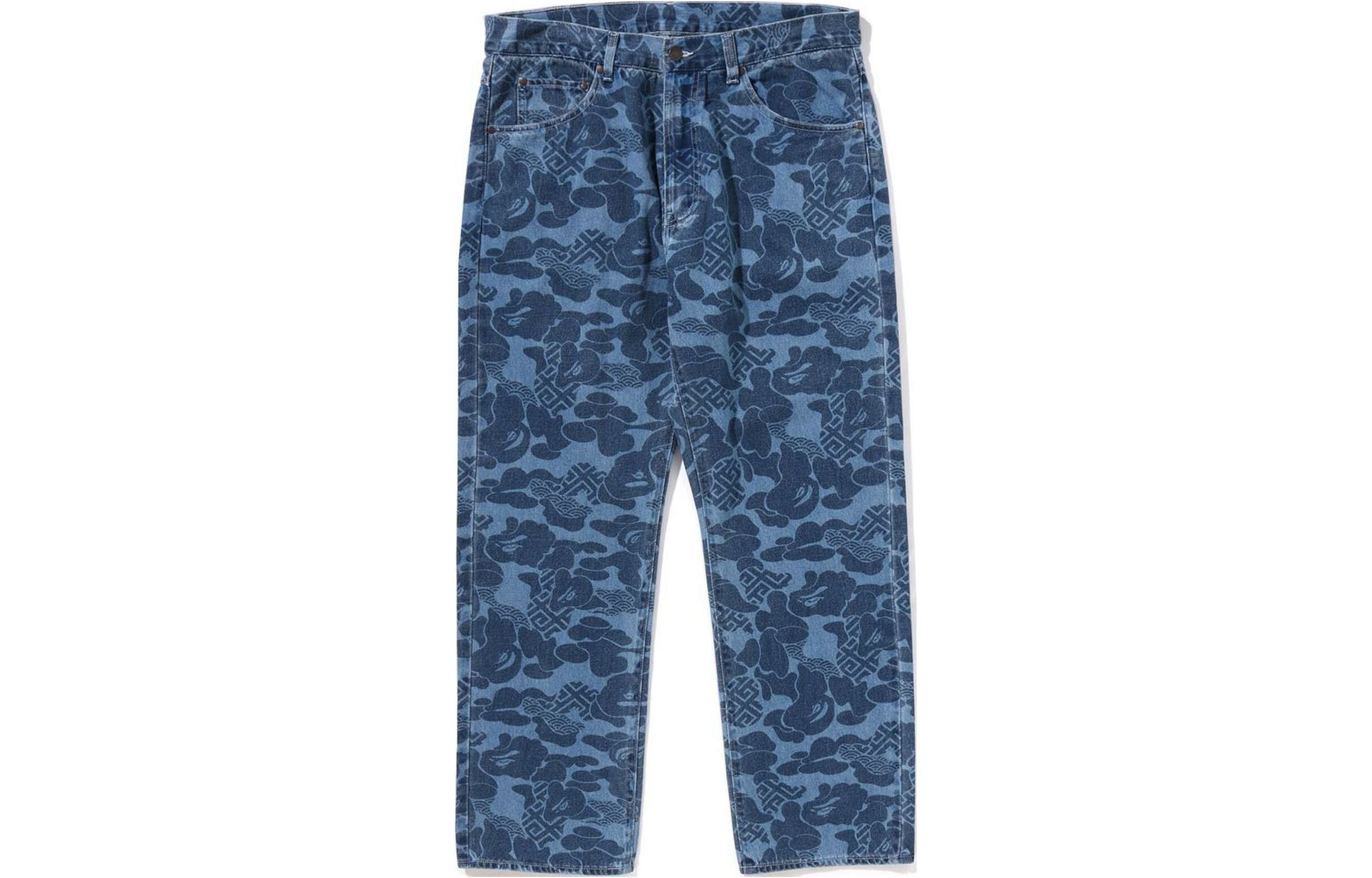 【代購】A BATHING APE SS24 Jeans Unisex Marine Blue