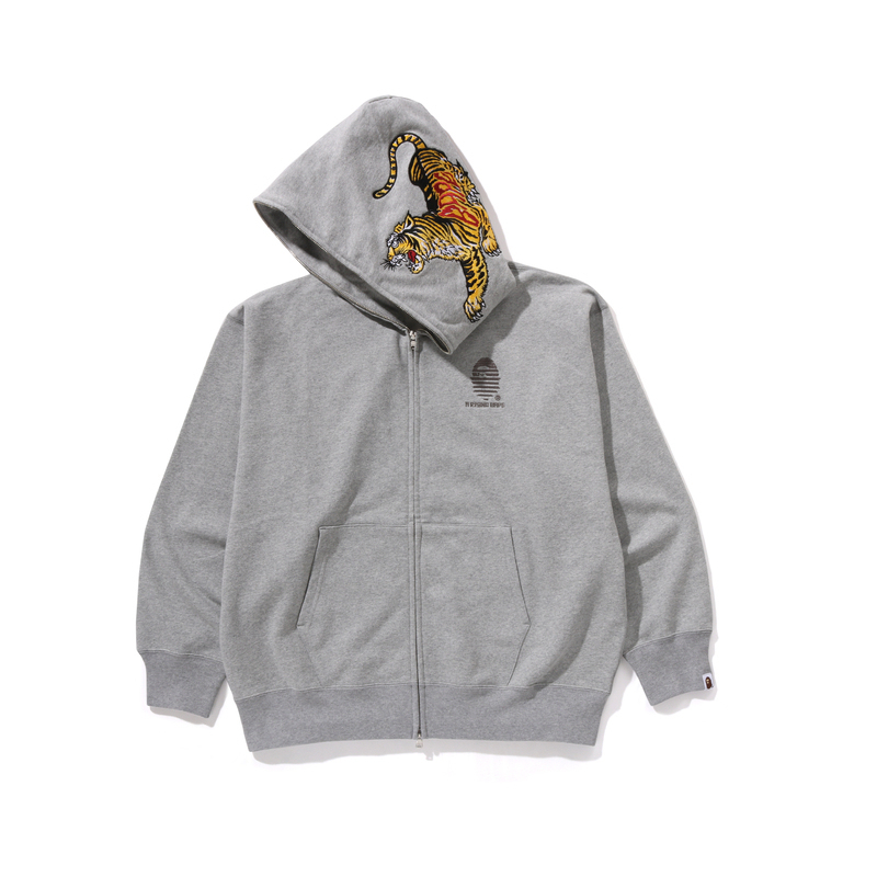 【代購】A BATHING APE Tiger And Dragon Relaxed Fit Full Zip Hoodie