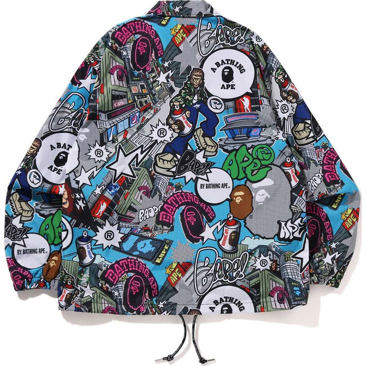 【代購】A BATHING APE SS24 COMIC ART Collection Jackets & Coats Men's Multicolor