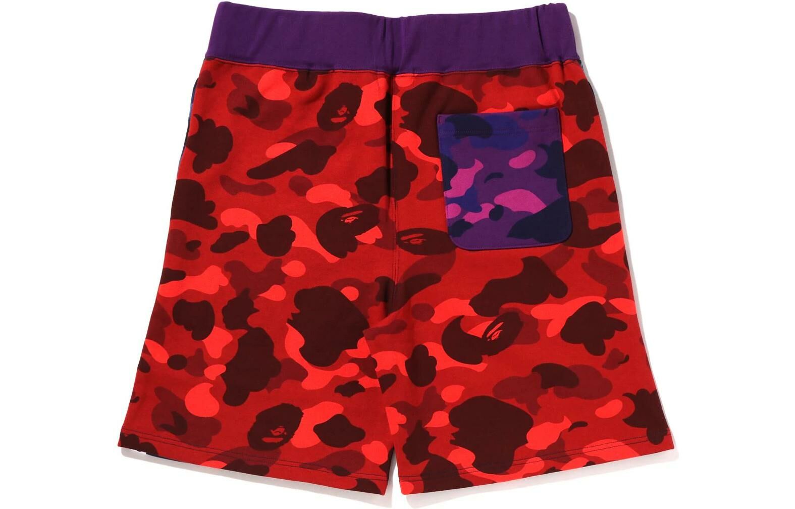 【代購】A BATHING APE Crazy Camo Shark Sweat Shorts
