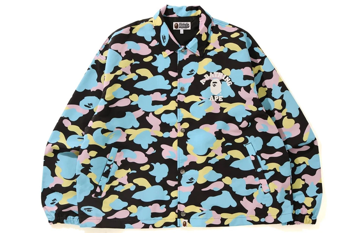 【代購】A BATHING APE New Multi Camo Relaxed Coach Jacket