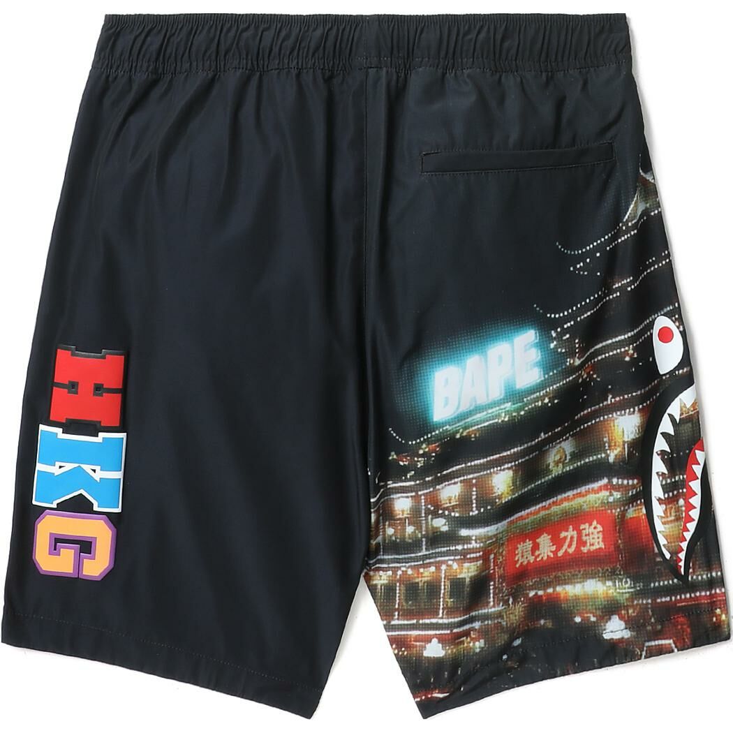 【代購】A BATHING APE Store Hong Kong 16th Anniversary Shark Beach Shorts