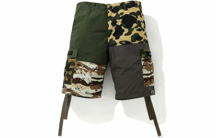 【代購】A BATHING APE Crazy Camo 6 Pocket Wide Shorts