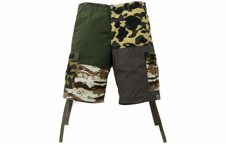 【代購】A BATHING APE Crazy Camo 6 Pocket Wide Shorts