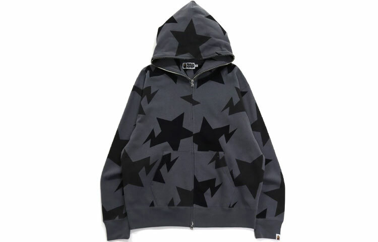 【代購】A BATHING APE Sta Pattern Relaxed Fit Full Zip Hoodie