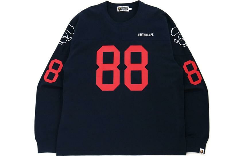 【代購】A BATHING APE Relaxed Fit Football L/S Tee