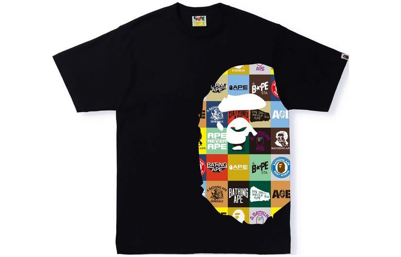 【代購】A BATHING APE Classic Logo Side Big Ape Head Tee