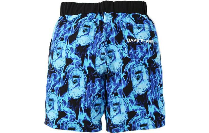 【代購】A BATHING APE Flame Wide Sweatshort