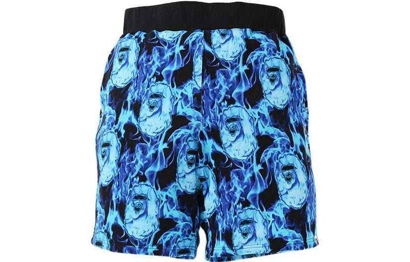【代購】A BATHING APE Flame Wide Sweatshort