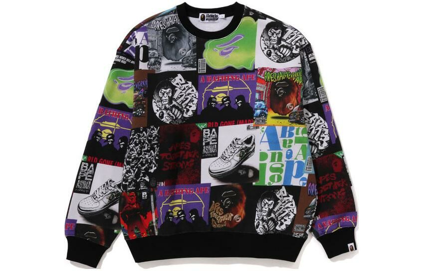 【代購】A BATHING APE Sweatshirts Unisex Black