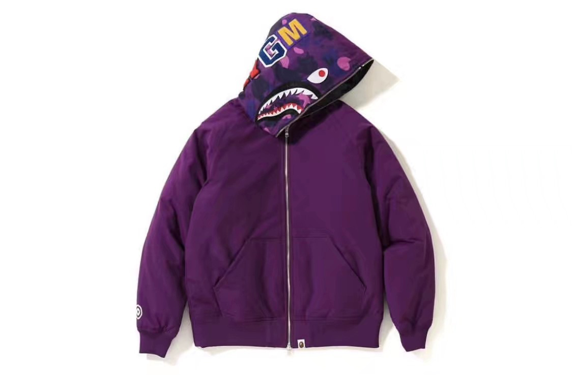 【代購】A BATHING APE Down Jacket Unisex Purple