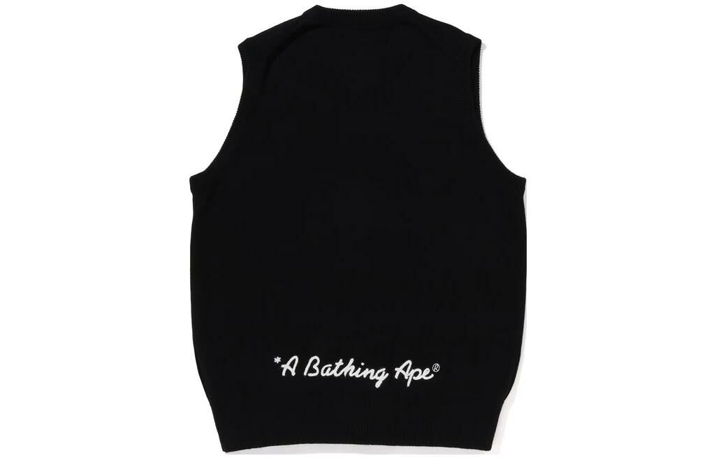 【代購】A BATHING APE Head One Point Knit Vest