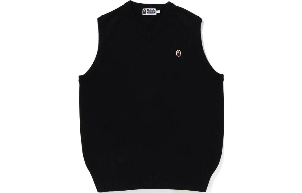 【代購】A BATHING APE Head One Point Knit Vest