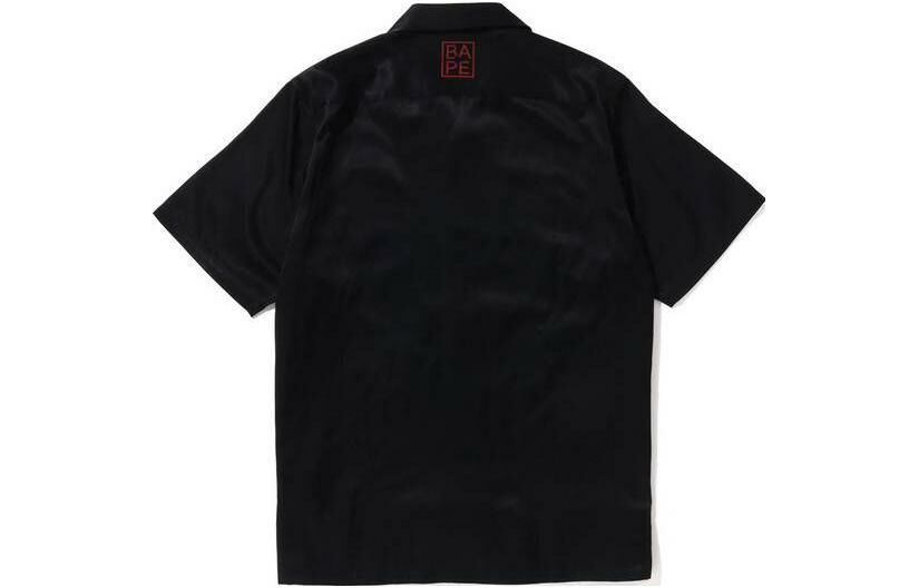 【代購】A BATHING APE SS23 Ape man Manufactured Series Shirts Men Black